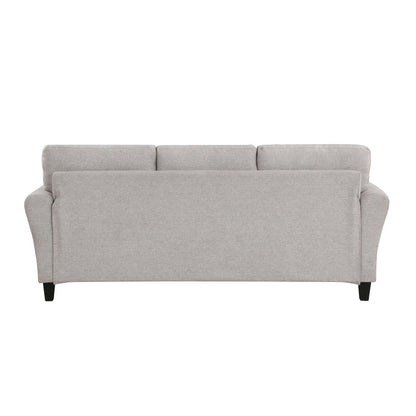 Modern Transitional Sand Hued 1pc Sofa