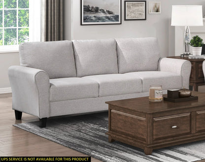 Modern Transitional Sand Hued 1pc Sofa