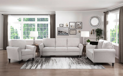 Modern Transitional Sand Hued 1pc Sofa