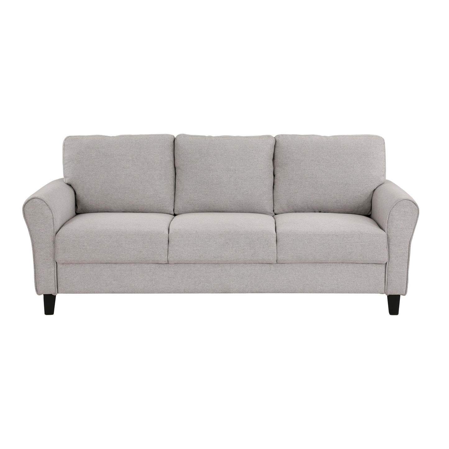 Modern Transitional Sand Hued 1pc Sofa