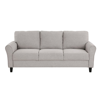 Modern Transitional Sand Hued 1pc Sofa
