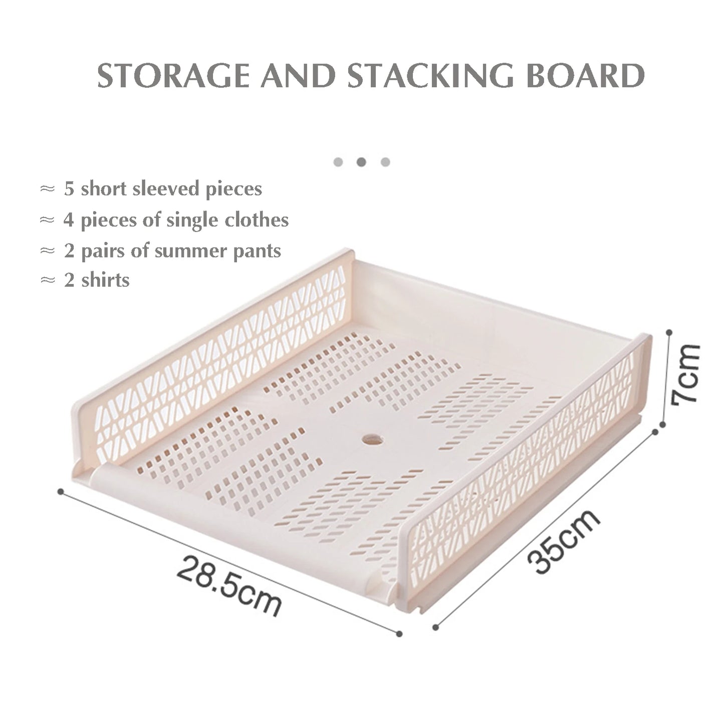 Bedroom Storage Shelves Wardrobe Closet Layered Partitions Stackable Storage Box