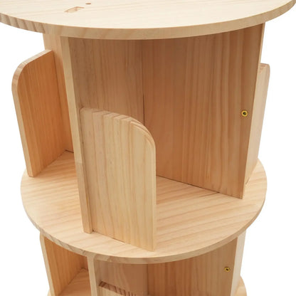 360 Rotating 5 Layers Bookshelf Storage Display Rack