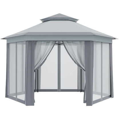 79.5" Foldable Gazebo Tent
Outdoor Canopy Tent With Mosquito Netting